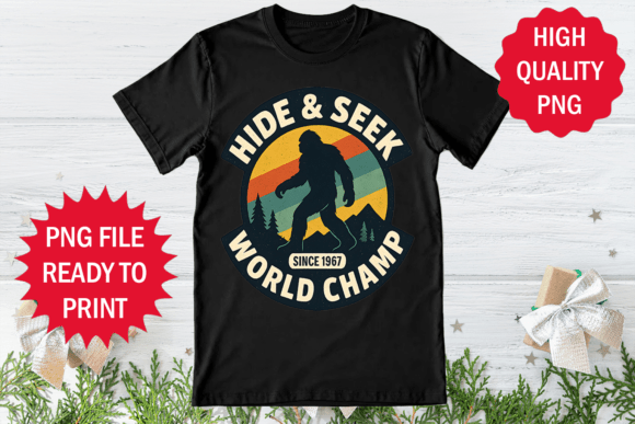 Hide and Seek World Champ T-shirt Design Graphics