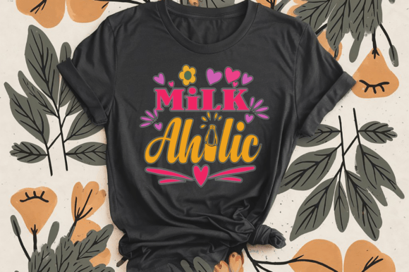 MILK AHILIC - BABY T SHIRT DESIGN