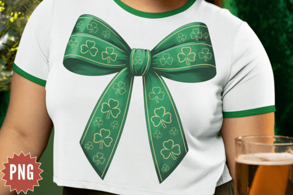 St Patrick's Bow Shamrock PNG Clipart De